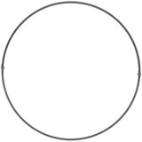  Prsten za saksiju Crna 40 x 40 x 20 cm Čelična vrata | Eponuda.com