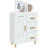  Komoda bela 69,5x34x90 cm konstruiran les, (20653919) | Shoptok.si