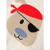 name it Pulover 'ESONNE' ecru/prljavo bijela / sivkasto plava / svijetlosmeđa / svijetlocrvena | shoptok.hr