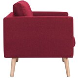 vidaXL dvosjed od tkanine crvena boja vina | shoptok.hr