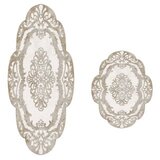  21010715Bj BeigeWhite Bathmat Set (2 Pieces) | Eponuda.ba