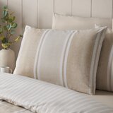 Catherine Lansfield Bež 3-dijelna posteljina za bračni krevet 200x200 cm Banded Stripe – | shoptok.hr