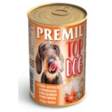 Premil vlažna hrana za pse u konzervi top dog živina 415g Cene