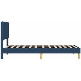  Krevetna konstrukcija s uzglavljem Plava 90 x 190 cm Tkanina | shoptok.hr