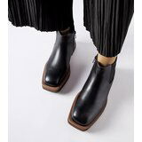 D/CEO Gemre Black flat low ankle boots Tarquinia | Shoptok.si
