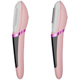 INF Electric Ultrasonic Facial Hair Remover — 3-Level Rechargeable Type-C Shaver Pink, (5000339713) Cene