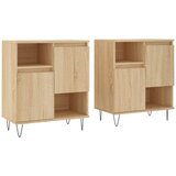 Maison Chic Komoda - Predalnik 2 kosa sonoma hrast inženirski les, (21721788) | Shoptok.si