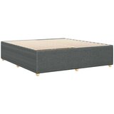 vidaXL okvir kreveta bez madraca tamnosivi 180x200 cm od tkanine | shoptok.hr