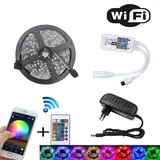 rgb led traka 10m sa daljinskim upravljačem i napajanjem