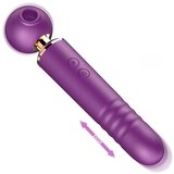 SuperLove 3in1 Ultimate Suction Pulsation Thrusting Massage Wand Purple Cijene