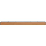  Vrtna visoka greda 582 x 100 x 36 cm Cinkana jeklena, (5000287685) | Shoptok.si