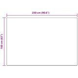 Tepih od umjetne ovčje kože TAFALLA Antracit 160 x 230 cm | shoptok.hr