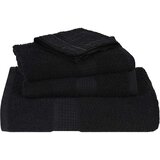  Ručnici za kupanje FROGN 4 kom crni 100x150 cm 360 g/m² | shoptok.hr