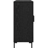  Kreveta Crni hrast 90 x 34 x 80 cm Konstruirano drvo Slike
