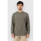 Horizon Merino Crew Pulover dark olive