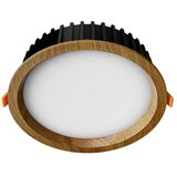  APLED - LED ugradna RONDO WOODLINE LED/12W/230V 4000K, prečnik 20 cm, masivni hrast | Eponuda.com