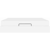  Posteljni okvir z vzmetnico Čista bela 180 x 200 cm Umetna koža | Shoptok.si