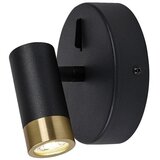 Rabalux spot lampa Kadir, LED, 3W, 4000K, Sa prekidačem, IP44, Crno-zlatna | ePonuda.com