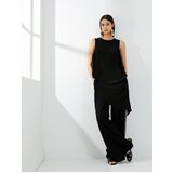 Koton Wide Leg Trousers Pocket High Waist Viscose Ribbon Detail | shoptok.hr