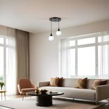 Opviq afra 2 li tepsili siyah beyaz Camlı Sarkıt blackwhite chandelier Cene