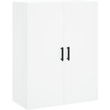  Visoka komoda bijela 69,5x34x180 cm konstruirano drvo Slike