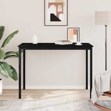 Sto za stajanje Konstruirano drvo Četvrtasti Crna | Shoptok.si