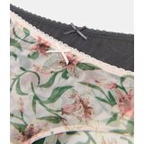 Sinsay Brazilske gaćice od mrežastog materijala s poliamidom s cvjetnim motivom 2 pack | shoptok.hr