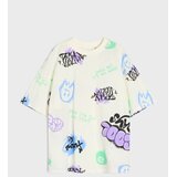 Sinsay Pamučna majica s graffiti printom | shoptok.hr