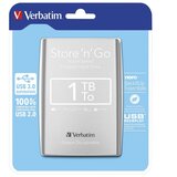 Hard DISK 2.5&amp;quot; 1TB USB 3.0 VERBATIM 53071 SREBRNI BLISTER Slike