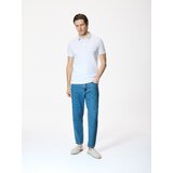 Reserved Slim polo-majica s visokim udjelom pamuka - bijela Cijene