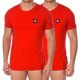 Bikkembergs Majice s kratkimi rokavi BKK1UTS07BI-RED Rdeča