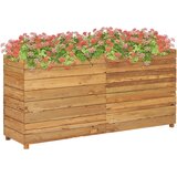 vidaXL Visoka greda 150x40x72 cm reciklirana tikovina in jeklo Cene
