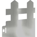 vidaXL Rubnjaci za travnjak 30 pcs Srebrno 103 x 0,05 x 22 cm | shoptok.hr