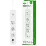 " R6132 WiFi pametni produžni kabl sa merenjem potrošnje 3 utičnice + 2 USB A + 2 USB C utičnice 1.5m beli"