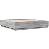 vidaXL Posteljni okvir siva sonoma 180x200 cm inženirski les | Shoptok.si