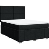 Maison Chic Box spring postelja - Vzmetna postelja z vzmetnico črna 160x200 cm blago SL24070, (21879661) | Shoptok.si