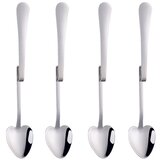 INF 4-delni set žlic v obliki srca - nerjaveče jeklo, oblika Z, (5000076108) | Shoptok.si