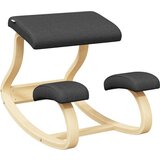 vidaXL klečalni stol črn 48x71x51 cm vezana plošča breza, (20939330) | Shoptok.si