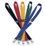Durable Tekstilni trakovi s karabinom, varnostno zapiralo, DE 50 kosov, črn | Shoptok.si