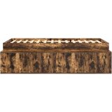  Krevetna konstrukcija s ladicama Dimljeni hrast 100 x 200 cm | shoptok.hr