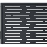 Vrtna vrata antracit boje 100x75 cm čelična kvadratna dizajna | shoptok.hr