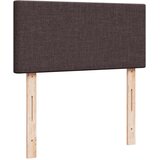 vidaXL Otomanski posteljni okvir z vzmetnicami rjav 180x200 cm blago | Shoptok.si