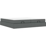  Okvir za krevet Tamno siva 200 x 200 cm tkanina | shoptok.hr