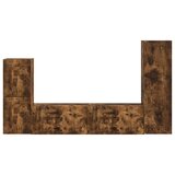  Komplet TV omaric 4 pcs Dimljeni oreh Konstruiran les - - Rjava - 67.7 - 30 x 31 x 100 cm - 2025-vidaXL-Uvoz_2 | Shoptok.si