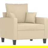  4-dijelni set sofa s jastucima krem od tkanine | shoptok.hr