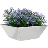 Vrtna saksija 5 pcs Srebrno 40 x 40 x 15 cm Cinkani čelik | shoptok.hr