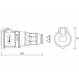 Madras doo Beograd UTIČNICA VISEĆA UKO-UTO BEMIS IP44 16A 2P+E 220V BC1-1403-2312 | ePonuda.com
