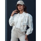 DStreet Kurtka bomberka damska tie dye SERRO beżowa | shoptok.hr