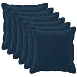  Presvlaka za jastuk 6 kom. HOUTEN Plava 35 x 35 cm - Dizajn s paspulom Plava 6 | shoptok.hr
