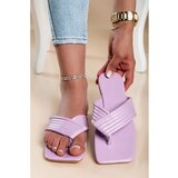 Fenzy Natikače S Četvrtastim Vrhom, Ljubičaste | shoptok.hr